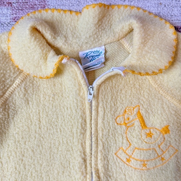 Royal Heir Yellow Infant Footsie Sleeper One Piece - Picture 7 of 10